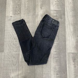 Black Silver Jeans Suki Mid Super Skinny Jeans
